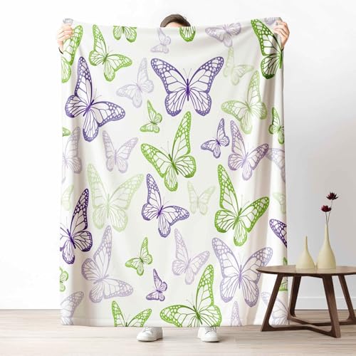 LLponhg Kinder Kuscheldecke Insekten Schmetterling Fleecedecke Bunt & Flauschig, Weiche Frühling Falter Sofadecke Handgezeichnet Flügel Wohndecke als Geschenk für Jungen Mädchen 200x220 cm LLponhg Kinder Kuscheldecke Insekten Schmetterling Fleecedecke Bunt & Flauschig, Weiche Frühling Falter Sofadecke Handgezeichnet Flügel Wohndecke als Geschenk für Jungen Mädchen 200x220 cm von LLponhg