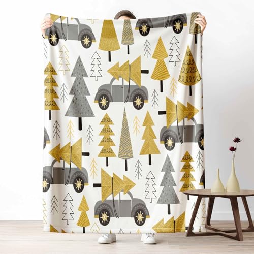 Wohndecke mit 3D Druck Weihnachten Auto Flauschige Tagesdecke für das Schlafzimmer Winter Weihnachtsbaum Kuscheldecke als Überwurf für Sofa Feiertag Fahrzeug Flanell & Sherpa Mix Weich, 180x230 cm Wohndecke mit 3D Druck Weihnachten Auto Flauschige Tagesdecke für das Schlafzimmer Winter Weihnachtsbaum Kuscheldecke als Überwurf für Sofa Feiertag Fahrzeug Flanell & Sherpa Mix Weich, 180x230 cm von LLponhg