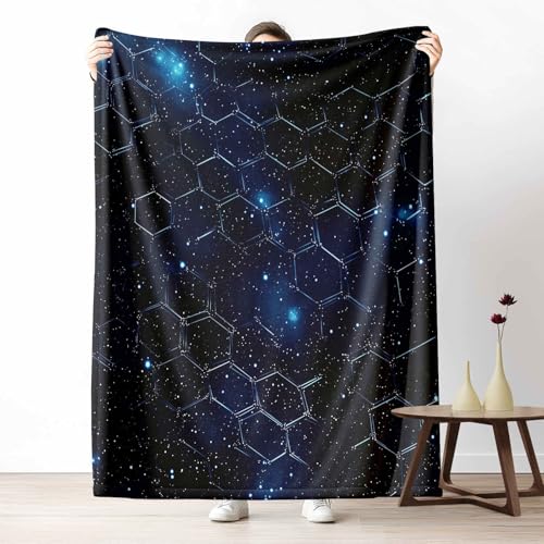 Wohndecke mit 3D Druck Weltraum Polygon Flauschige Tagesdecke für das Schlafzimmer Wissenschaft Galaxy Kuscheldecke als Überwurf für Sofa Zukunft Geometrisch Flanell & Sherpa Mix Weich, 180x230 cm Wohndecke mit 3D Druck Weltraum Polygon Flauschige Tagesdecke für das Schlafzimmer Wissenschaft Galaxy Kuscheldecke als Überwurf für Sofa Zukunft Geometrisch Flanell & Sherpa Mix Weich, 180x230 cm von LLponhg