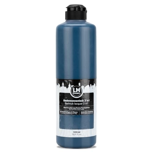 LM-Kreativ Badewannenlack 3 in 1 2K 500ml - Fresco Blau - Fliesenfarbe & Fliesenlack für Badezimmer, Badewannen, Duschtassen, Fliesen & Waschbecken - Hochdeckend, strapazierfähig & wasserfest LM-Kreativ Badewannenlack 3 in 1 2K 500ml - Fresco Blau - Fliesenfarbe & Fliesenlack für Badezimmer, Badewannen, Duschtassen, Fliesen & Waschbecken - Hochdeckend, strapazierfähig & wasserfest von LM-Kreativ