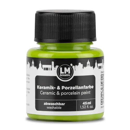 LM-Kreativ Keramikfarbe 45 ml - Grn - Splmaschinenfest. Glas- und Keramikfarbe, ideal zum Tassen und Keramik Bemalen, Kreative Projekte auf Glas und Porzellan LM-Kreativ Keramikfarbe 45 ml - Grn - Splmaschinenfest. Glas- und Keramikfarbe, ideal zum Tassen und Keramik Bemalen, Kreative Projekte auf Glas und Porzellan von LM-Kreativ