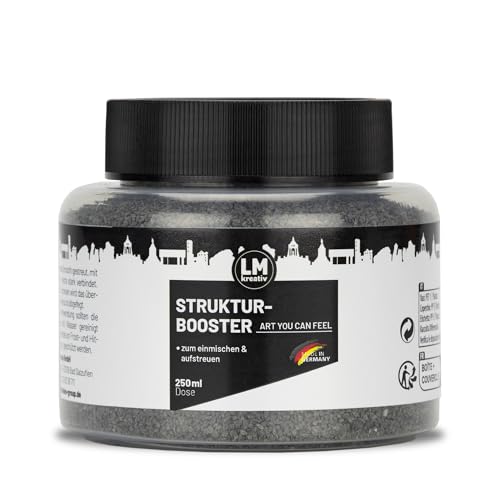 LM Strukturbooster 300g - Lavagestein - Ermöglicht in LM Strukturpaste fein & Smooth bis zu 2 cm und höhere Strukturen. Perfekt für greifbare 3D Textureffekte. Optimal bis Mischverhältnis von 1:1 LM Strukturbooster 300g - Lavagestein - Ermöglicht in LM Strukturpaste fein & Smooth bis zu 2 cm und höhere Strukturen. Perfekt für greifbare 3D Textureffekte. Optimal bis Mischverhältnis von 1:1 von LM-Kreativ