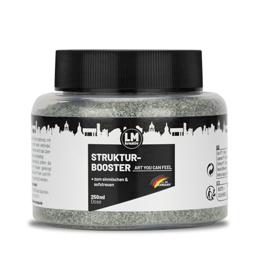 LM Strukturbooster 300g - Moosgrün - Ermöglicht in LM Strukturpaste fein & Smooth bis zu 2 cm und höhere Strukturen. Perfekt für greifbare 3D Textureffekte. Optimal bis Mischverhältnis von 1:1 LM Strukturbooster 300g - Moosgrün - Ermöglicht in LM Strukturpaste fein & Smooth bis zu 2 cm und höhere Strukturen. Perfekt für greifbare 3D Textureffekte. Optimal bis Mischverhältnis von 1:1 von LM-Kreativ