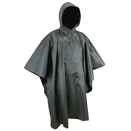 LMA Workwear 2093 CLIMAT Regenponcho, Einzigartige Größe, Dunkles Khaki von LMA