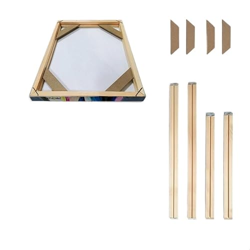 LMDO Fotorahmen Handgefertigter Holzrahmen Panel Kit Diamant Bild Poster Werberahmen Leinwand Malerei Benutzerdefinierte Größe(W 120cm(60 * 2),Height 60cm) von LMDO