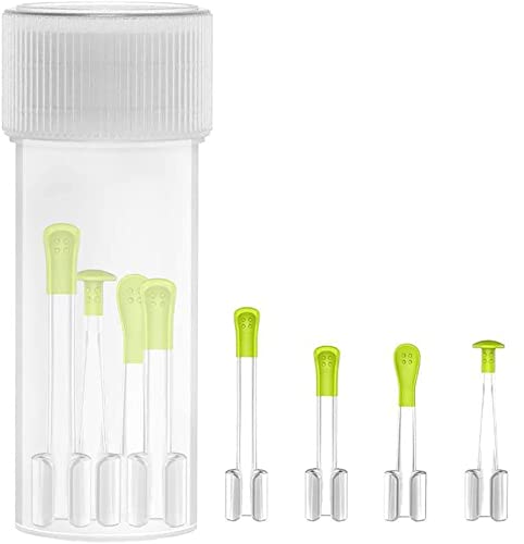 LMEIL Ohrenschmalzentferner, Ohrlöffel, Für Anykit/ScopeAround MS450-NTE, SA39A, SA39w Digitales Otoskop, 3,9mm Ohrenschmalzentferner, 4 Größen von LMEIL