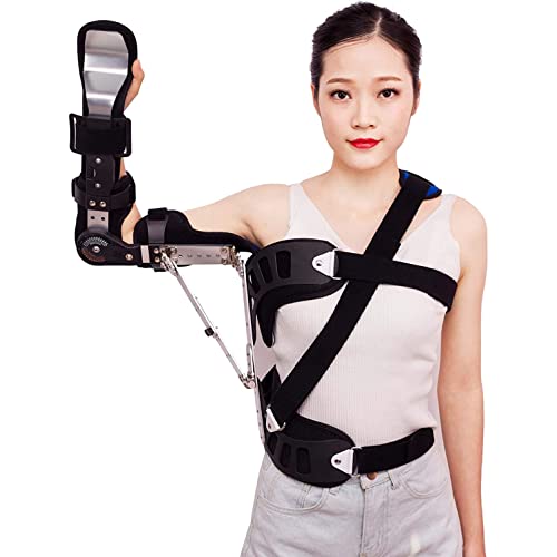 LMEIL Schulterabduktion Feste Orthese, Schulterorthese, Unterstützung Feste Schutzausrüstung für Erwachsene, Verletzungsunterstützung, Verstellbare Schulterorthese von LMEIL