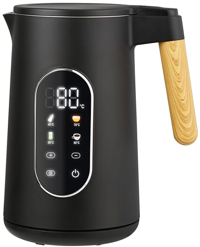 Digitaler Wasserkocher, 1,7L, 2200W, 40-100°C Temperatureinstellung, 13 Temperaturstufen Digitaler Wasserkocher, 1,7L, 2200W, 40-100°C Temperatureinstellung, 13 Temperaturstufen von LMG Germany