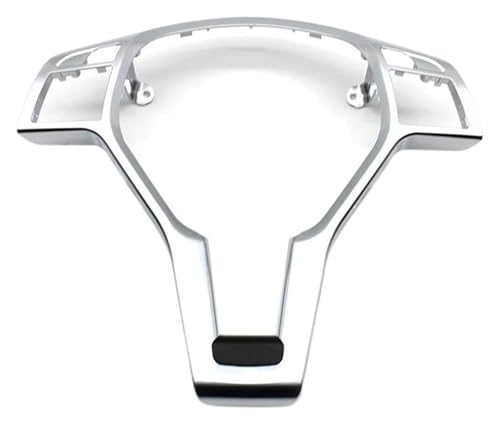 LMHGMUBVR Lenkradhüllen Für Mercedes Für B&ENZ AMG ABCE GLK GLA CLA CLS Klasse W176 W246 W204 W212 W156 W117 Auto Lenkrad Panel Abdeckung(Chrome-Black) von LMHGMUBVR