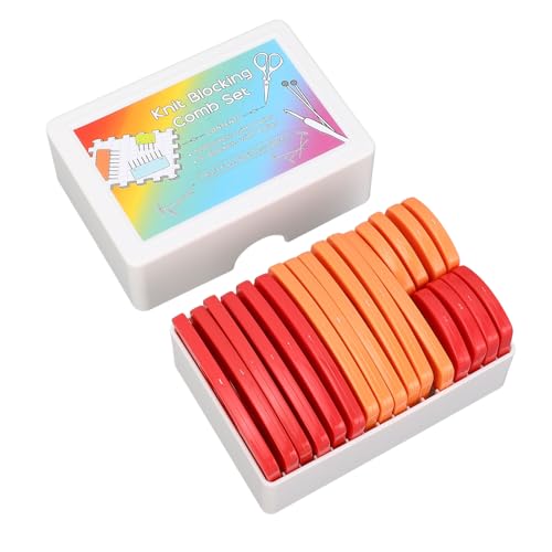 20 -pcs -Strick -Blockierstift Kit Kunststoff aus Edelstahl -Strick -Blockierkamm mit Aufbewahrungsbox für Home Studio 20 -pcs -Strick -Blockierstift Kit Kunststoff aus Edelstahl -Strick -Blockierkamm mit Aufbewahrungsbox für Home Studio von LMHHMIN