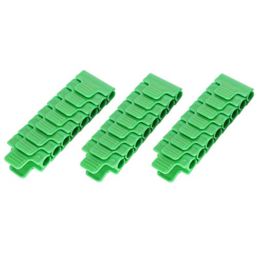 24 pcs Kunststoff Treibhausfilm Clip Clamp Gartenwerkzeug Gewächshauszubehör für 11mm Röhre 24 pcs Kunststoff Treibhausfilm Clip Clamp Gartenwerkzeug Gewächshauszubehör für 11mm Röhre von LMHHMIN