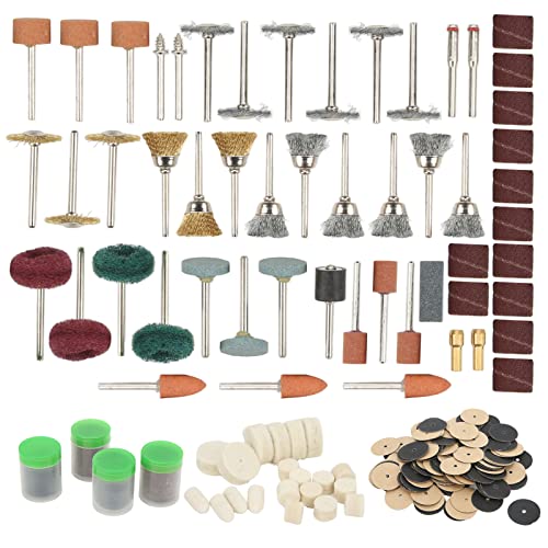347 PCs Rotationswerkzeugset Multi -Schleifstein Schnittpolierradscheiderungsscheibe Reinigung Debring rotierendes Kit für 1/8 -Zoll -Schaft 347 PCs Rotationswerkzeugset Multi -Schleifstein Schnittpolierradscheiderungsscheibe Reinigung Debring rotierendes Kit für 1/8 -Zoll -Schaft von LMHHMIN