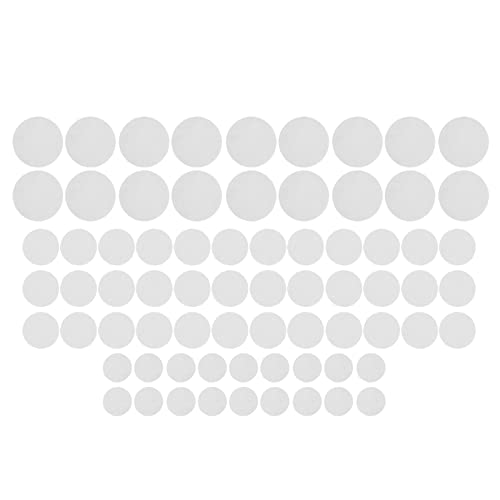 72 Stcs Filzplattenteiler weiß dicke weiche waschbare wiederverwendbare Filzschalen Protektoren Plattenabscheider Pads von LMHHMIN