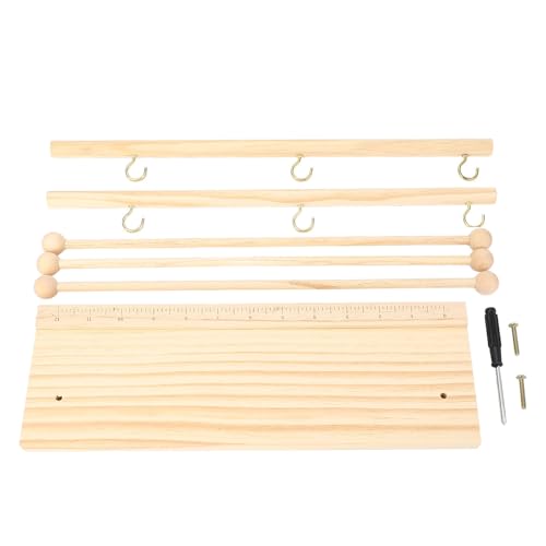 Bandlagerstange Faltbare Holzorganisator Spulenhalter für Craft Room Studio Bandlagerstange Faltbare Holzorganisator Spulenhalter für Craft Room Studio von LMHHMIN