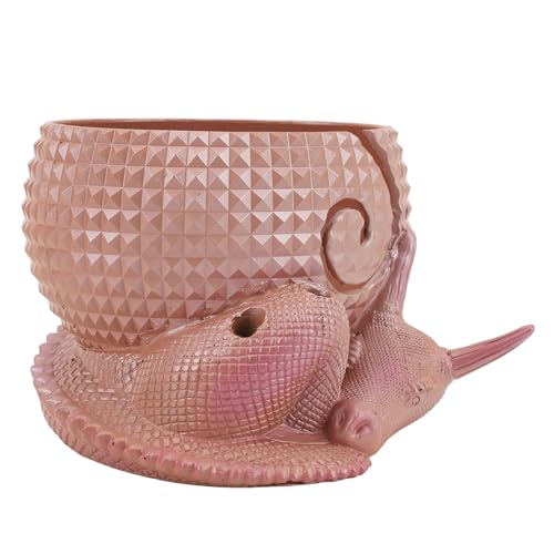 Garnspeicherschale mit Löchern Drachen- und Eierdesignharzgarnhalter für Häkeln von Häkelstrickprojekten (Kupferfarbe) von LMHHMIN