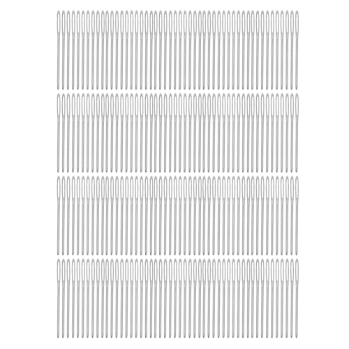 Große Augen stumpfe Nadeln Edelstahl Garn Strick nadeln für Nähen Stickerei Leder 200PCS Große Augen stumpfe Nadeln Edelstahl Garn Strick nadeln für Nähen Stickerei Leder 200PCS von LMHHMIN