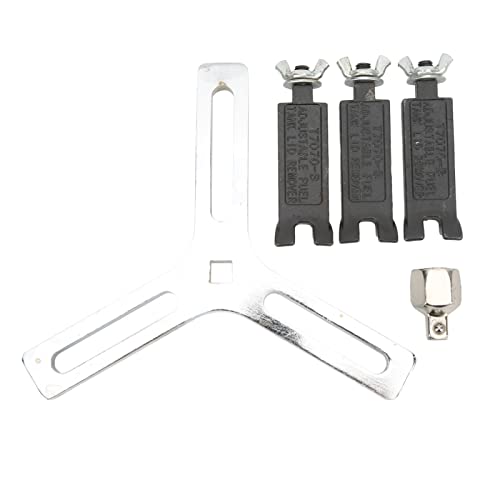 Kraftstofftank Deckelschlüssel Chrom Tangsten Stahlentfernungswerkzeug für Pumpenabdeckung [Universal Fit] von LMHHMIN