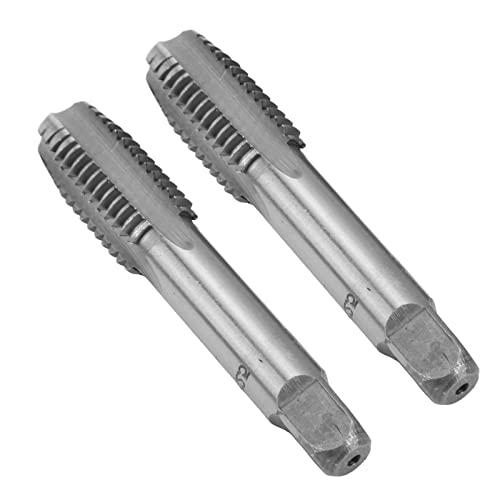 LMHHMIN 2pcs Hochgeschwindigkeitsstahl -Metrik -Gewinde -Tippen Sie gerade Flötengewinde -Tipp -Tool -Handgewinde -Tippen Sie für ein effizientes Gewinde auf (M18*2,5) von LMHHMIN