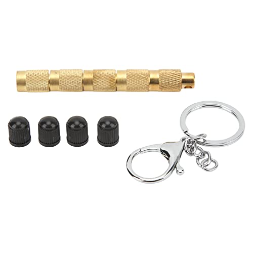 LMHHMIN Reifendeflatoren Kit 4 in 1 Luftdeflator Reifen -Deflation Ventil Werkzeuge Solid Messing Reifen Deflators Cars von LMHHMIN
