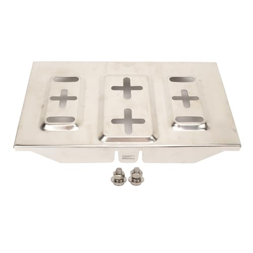 LMHHMIN Universal-Autobatterie-Tablett Edelstahl-Schraube Standard größe Batterien Halter Kit Metall hohe Kompatibilität Stabilisieren Motor fach von LMHHMIN
