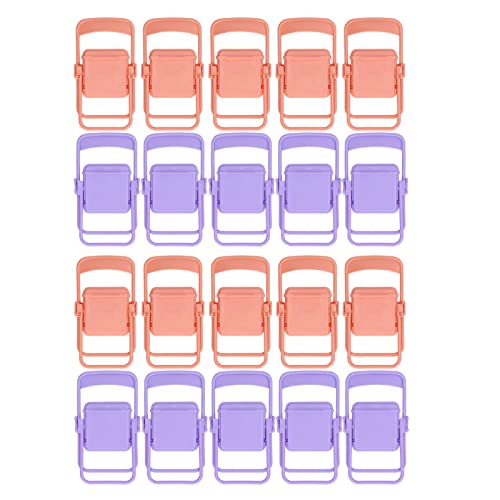 Mini -Stuhl -Telefonhalter faltbare lebendige Farbtonsparungen für das Heimreisebüro von LMHHMIN