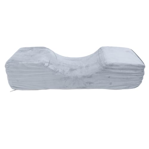 Wimpernverlängerung Velvet Pillow Professionelle Ergonomische Transplantation Beauty Pillow (Grau) von LMHHMIN