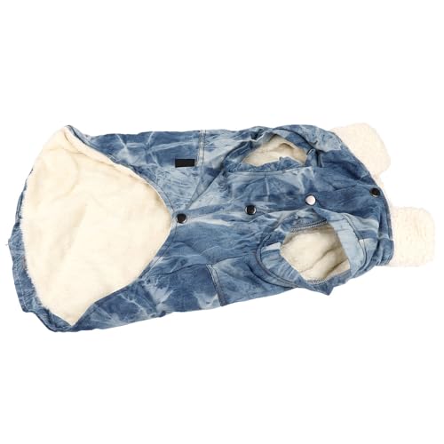 Winter Cotton Western Boy Blau verdicken weiche Bequeme Haustierkleidung warme Mantelkleidung für Hunde (3XL) von LMHHMIN