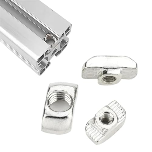20 Stück M3 M4 M5 M6 M8 T-Nutenstein T-Stück Gleitmutter Hammer Federkugel for Aluminiumprofilextrusion der Serie 20 30 40 45(T nuts,3030-M3) von LMLOZZ