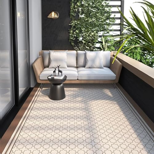 Teppich Wetterfest, UV-beständig Wendbar Faltbar Teppich Waschbar Für den Balkon Garten Teppich für Terrasse Picknick PVC Teppich Reversible Camping Patio Wasserdichter Außenbereich für Terrasse Teppich Wetterfest, UV-beständig Wendbar Faltbar Teppich Waschbar Für den Balkon Garten Teppich für Terrasse Picknick PVC Teppich Reversible Camping Patio Wasserdichter Außenbereich für Terrasse von LMLZRL