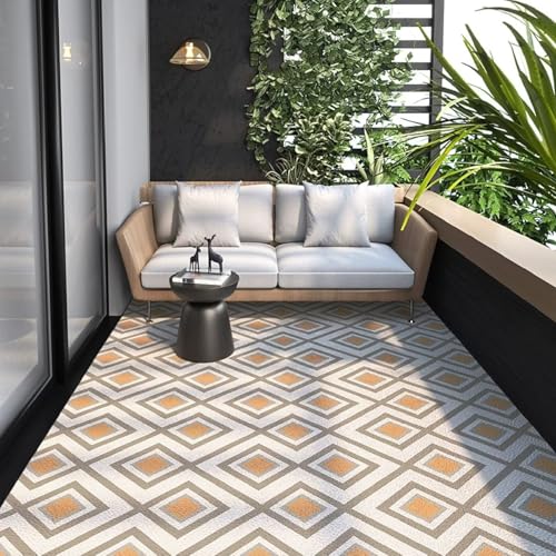 Teppich Wetterfest, UV-beständig Wendbar Faltbar Teppich Waschbar Für den Balkon Garten Teppich für Terrasse Picknick PVC Teppich Reversible Camping Patio Wasserdichter Außenbereich für Terrasse Teppich Wetterfest, UV-beständig Wendbar Faltbar Teppich Waschbar Für den Balkon Garten Teppich für Terrasse Picknick PVC Teppich Reversible Camping Patio Wasserdichter Außenbereich für Terrasse von LMLZRL
