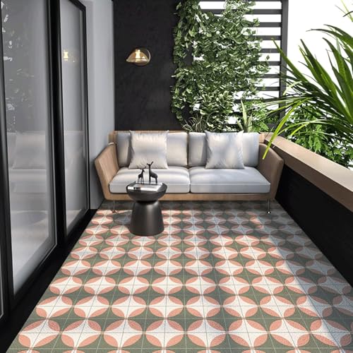 Teppich Wetterfest, UV-beständig Wendbar Faltbar Teppich Waschbar Für den Balkon Garten Teppich für Terrasse Picknick PVC Teppich Reversible Camping Patio Wasserdichter Außenbereich für Terrasse Teppich Wetterfest, UV-beständig Wendbar Faltbar Teppich Waschbar Für den Balkon Garten Teppich für Terrasse Picknick PVC Teppich Reversible Camping Patio Wasserdichter Außenbereich für Terrasse von LMLZRL