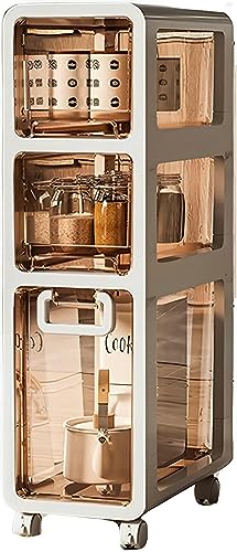 LMMIAOZ Verwandeln Sie Ihr Badezimmer mit diesem schmalen Toilettenpapierschrank mit durchsichtigen Schubladen mit großem Fassungsvermögen und wasserdichtem Design, perfekt für k von LMMIAOZ