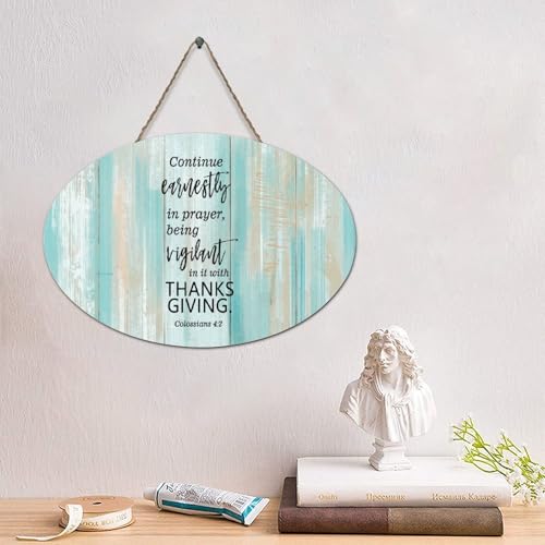 LMMIXEE FunnyBible Vers Holzpalettenschild "Continue Earnestly in Prayer,being VigilantSpruch", Holzschild, 15,2 x 25,4 cm, rustikal, christlich, Wandkunst, Küche, Heimdekoration, Einweihungsgeschenk LMMIXEE FunnyBible Vers Holzpalettenschild "Continue Earnestly in Prayer,being VigilantSpruch", Holzschild, 15,2 x 25,4 cm, rustikal, christlich, Wandkunst, Küche, Heimdekoration, Einweihungsgeschenk von LMMIXEE