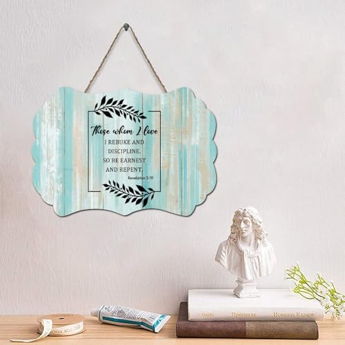 LMMIXEE FunnyBible Vers Holzpalettenschild "Those Whom I Love I Rebuke And Discipline", Holzschilder, 10,2 x 15,2 cm, Familien-Wandkunst, Dekoration für Küche, Schlafzimmer, Wohnzimmer, Foyer LMMIXEE FunnyBible Vers Holzpalettenschild "Those Whom I Love I Rebuke And Discipline", Holzschilder, 10,2 x 15,2 cm, Familien-Wandkunst, Dekoration für Küche, Schlafzimmer, Wohnzimmer, Foyer von LMMIXEE