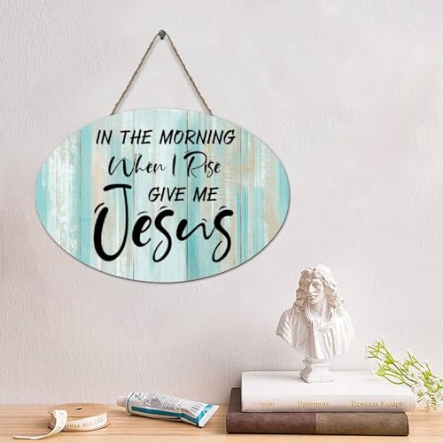 LMMIXEE Holzschild mit Bibelvers in The Morning When I Rise, christliches Holzschild, Bauernhaus-Dekor, Wandkunst, Wandaufhänger, Schild, religiöses Zitat für Zuhause, Küche, Badezimmer, Wohnzimmer LMMIXEE Holzschild mit Bibelvers in The Morning When I Rise, christliches Holzschild, Bauernhaus-Dekor, Wandkunst, Wandaufhänger, Schild, religiöses Zitat für Zuhause, Küche, Badezimmer, Wohnzimmer von LMMIXEE