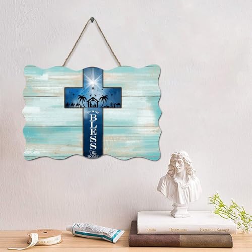 LMMIXEE Holzschild mit Bibelvers und Aufschrift "Bless This Home", rustikale Wanddekoration, religiöser Glaube, für Schlafzimmer, Wohnzimmer, Einweihungsgeschenk, 10,2 x 15,2 cm LMMIXEE Holzschild mit Bibelvers und Aufschrift "Bless This Home", rustikale Wanddekoration, religiöser Glaube, für Schlafzimmer, Wohnzimmer, Einweihungsgeschenk, 10,2 x 15,2 cm von LMMIXEE