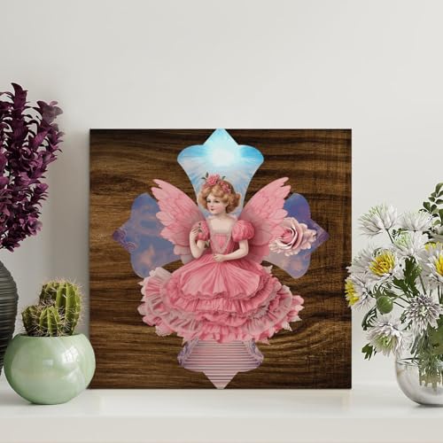 LMMIXEE Holzschild mit Engelskreuz, Bibelvers, christliches Holzschild, Bauernhaus-Dekoration, Wandkunst, Wandaufhänger, Schild, Jesus-Zitat für Zuhause, Küche, Badezimmer, Wohnzimmer, 20,3 x 20,3 cm LMMIXEE Holzschild mit Engelskreuz, Bibelvers, christliches Holzschild, Bauernhaus-Dekoration, Wandkunst, Wandaufhänger, Schild, Jesus-Zitat für Zuhause, Küche, Badezimmer, Wohnzimmer, 20,3 x 20,3 cm von LMMIXEE