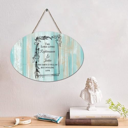 LMMIXEE Jesus Bibelvers Holzpalettenschild "Der Herr liebt Rechtschaffenheit und Gerechtigkeit", 15,2 x 25,4 cm, christliche Wanddekoration, Wandkunst für Wohnzimmer, Schlafzimmer, Büro LMMIXEE Jesus Bibelvers Holzpalettenschild "Der Herr liebt Rechtschaffenheit und Gerechtigkeit", 15,2 x 25,4 cm, christliche Wanddekoration, Wandkunst für Wohnzimmer, Schlafzimmer, Büro von LMMIXEE