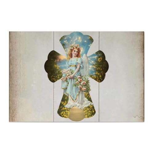 LMMIXEE Jesus Bibelvers Holzpalettenschild Engel Kreuz Holzschilder 30,5 x 20,3 cm Kunst Bauernhaus Wandkunst Wohnkultur Aufhänger Familie Wanddekoration für Zuhause Schlafzimmer Wohnzimmer LMMIXEE Jesus Bibelvers Holzpalettenschild Engel Kreuz Holzschilder 30,5 x 20,3 cm Kunst Bauernhaus Wandkunst Wohnkultur Aufhänger Familie Wanddekoration für Zuhause Schlafzimmer Wohnzimmer von LMMIXEE