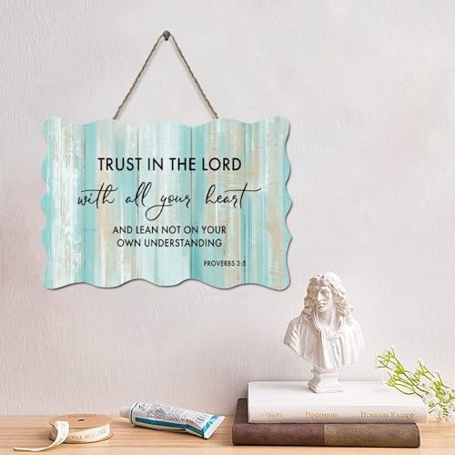 LMMIXEE Lustiges Palettenschild aus Holz mit Bibelvers "Trust in The Lord with All Your Heart" und Holzschilder, 15,2 x 25,4 cm, christliche Wanddekoration, Wandkunst für Zuhause, Schlafzimmer LMMIXEE Lustiges Palettenschild aus Holz mit Bibelvers "Trust in The Lord with All Your Heart" und Holzschilder, 15,2 x 25,4 cm, christliche Wanddekoration, Wandkunst für Zuhause, Schlafzimmer von LMMIXEE