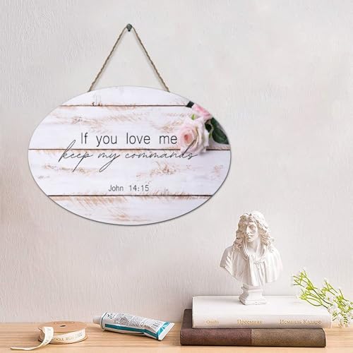 LMMIXEE Lustiges Palettenschild aus Holz mit Bibelvers und Aufschrift "If You Love Me,Keep My Commands", 15,2 x 25,4 cm, christliche Familie, Wanddekoration für Wohnzimmer, Schlafzimmer, Büro LMMIXEE Lustiges Palettenschild aus Holz mit Bibelvers und Aufschrift "If You Love Me,Keep My Commands", 15,2 x 25,4 cm, christliche Familie, Wanddekoration für Wohnzimmer, Schlafzimmer, Büro von LMMIXEE