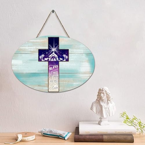 LMMIXEE Lustiges christliches Holzpalettenschild mit Bibelvers "Bless This Home All Who Enter", 15,2 x 25,4 cm, Familien-Wanddekoration, Wandkunst, Aufhänger für Küche, Schlafzimmer, Wohnzimmer, Foyer LMMIXEE Lustiges christliches Holzpalettenschild mit Bibelvers "Bless This Home All Who Enter", 15,2 x 25,4 cm, Familien-Wanddekoration, Wandkunst, Aufhänger für Küche, Schlafzimmer, Wohnzimmer, Foyer von LMMIXEE