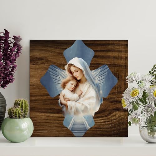 LMMIXEE Moderner Bibelvers Christliches Holzpalettenschild Geburt Jesu Szene Kreuz Holzschilder 30,5 x 30,5 cm Familienwanddekoration Bauernhaus-Dekor Wandkunst Aufhänger für Schlafzimmer Wohnzimmer LMMIXEE Moderner Bibelvers Christliches Holzpalettenschild Geburt Jesu Szene Kreuz Holzschilder 30,5 x 30,5 cm Familienwanddekoration Bauernhaus-Dekor Wandkunst Aufhänger für Schlafzimmer Wohnzimmer von LMMIXEE