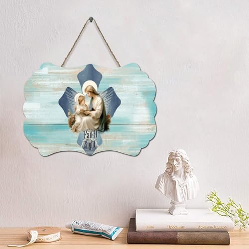 LMMIXEE Modernes Holzpalettenschild mit Jesus-Bibelvers für "We Walk Faith", 15,2 x 25,4 cm, christliches Bauernhaus, Wandkunst, Wanddekoration, Wandaufhänger für Schlafzimmer, Wohnzimmer LMMIXEE Modernes Holzpalettenschild mit Jesus-Bibelvers für "We Walk Faith", 15,2 x 25,4 cm, christliches Bauernhaus, Wandkunst, Wanddekoration, Wandaufhänger für Schlafzimmer, Wohnzimmer von LMMIXEE