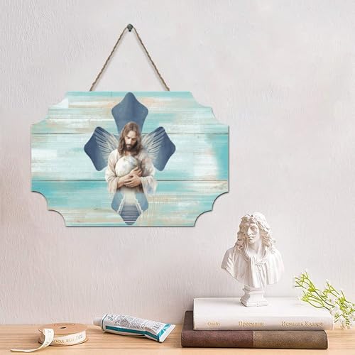 LMMIXEE Modernes Jesus-Bibelvers aus Holz, Palettenschild, Geburt, Jesus-Szene, Kreuz, Holzschilder, 15,2 x 25,4 cm, Bauernhaus-Wanddekoration, Wandkunst, Aufhänger, Heimdekoration für Zuhause, Küche LMMIXEE Modernes Jesus-Bibelvers aus Holz, Palettenschild, Geburt, Jesus-Szene, Kreuz, Holzschilder, 15,2 x 25,4 cm, Bauernhaus-Wanddekoration, Wandkunst, Aufhänger, Heimdekoration für Zuhause, Küche von LMMIXEE