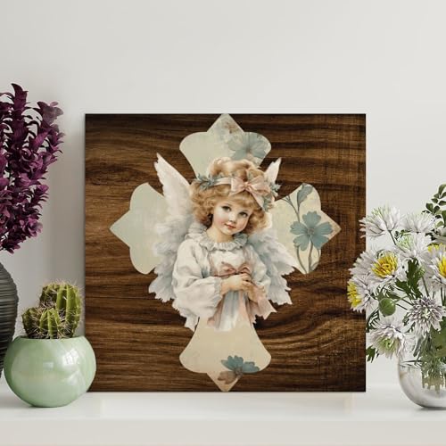LMMIXEE Palettenschild mit Bibelvers aus Holz, Engelskreuzschilder mit inspirierenden Zitaten, 30,5 x 30,5 cm, rustikale christliche Holzwandkunst, Bauernhaus-Dekoration, Küche, Einweihungsgeschenk LMMIXEE Palettenschild mit Bibelvers aus Holz, Engelskreuzschilder mit inspirierenden Zitaten, 30,5 x 30,5 cm, rustikale christliche Holzwandkunst, Bauernhaus-Dekoration, Küche, Einweihungsgeschenk von LMMIXEE