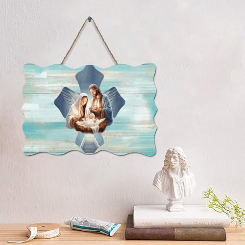 LMMIXEE Palettenschild mit Bibelvers aus Holz, mit Aufschrift "Birth of Jesus", 10,2 x 15,2 cm, rustikal, christlich, Wandkunst, Bauernhaus-Dekoration, Küche, Einweihungsgeschenk LMMIXEE Palettenschild mit Bibelvers aus Holz, mit Aufschrift "Birth of Jesus", 10,2 x 15,2 cm, rustikal, christlich, Wandkunst, Bauernhaus-Dekoration, Küche, Einweihungsgeschenk von LMMIXEE