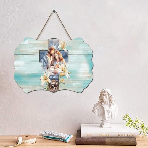 LMMIXEE Retro-Holzschilder mit Aufschrift "Be still And Know That I Am God", christliche, religiöse Wandkunst, rustikale Wanddekorationen für Wohnzimmer, Küche, Retro-Hängeschild, Einweihungsgeschenk LMMIXEE Retro-Holzschilder mit Aufschrift "Be still And Know That I Am God", christliche, religiöse Wandkunst, rustikale Wanddekorationen für Wohnzimmer, Küche, Retro-Hängeschild, Einweihungsgeschenk von LMMIXEE