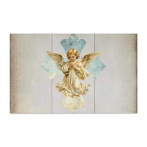 LMMIXEE Retro Vintage Bibelvers Christliches Holzpalettenschild Engel Kreuz Holzschilder 40,6 x 25,4 cm Kunst Familie Wanddekoration Bauernhaus Dekor Wandkunst Aufhänger für Zuhause Küche Badezimmer LMMIXEE Retro Vintage Bibelvers Christliches Holzpalettenschild Engel Kreuz Holzschilder 40,6 x 25,4 cm Kunst Familie Wanddekoration Bauernhaus Dekor Wandkunst Aufhänger für Zuhause Küche Badezimmer von LMMIXEE