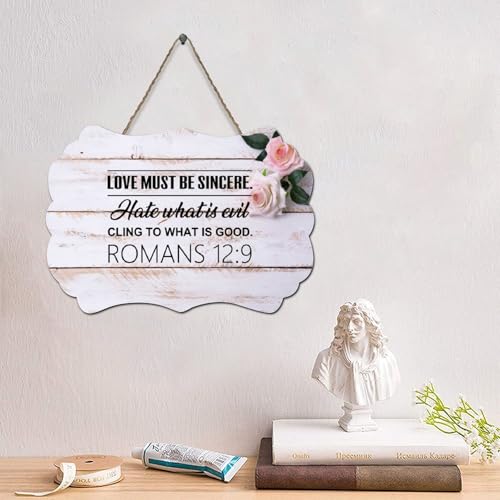 LMMIXEE Rustikale Schrift, Holzschilder, christliche Wanddekorationen für Wohnzimmer, rustikale Wandkunst, Küche, Retro-Schild, Einweihungsgeschenk, 10,2 x 15,2 cm LMMIXEE Rustikale Schrift, Holzschilder, christliche Wanddekorationen für Wohnzimmer, rustikale Wandkunst, Küche, Retro-Schild, Einweihungsgeschenk, 10,2 x 15,2 cm von LMMIXEE